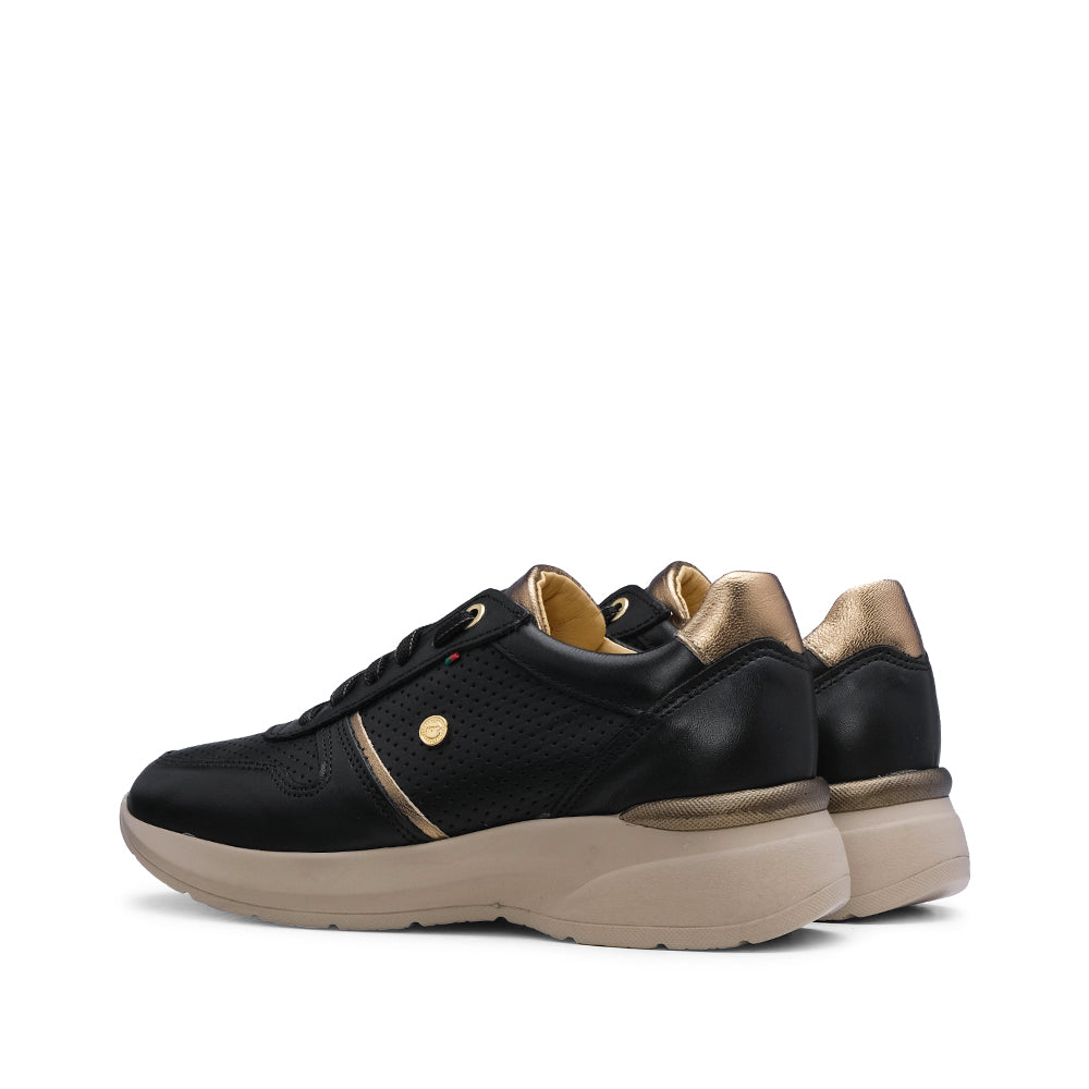 Sapatilha Casual Mulher Pele Preto