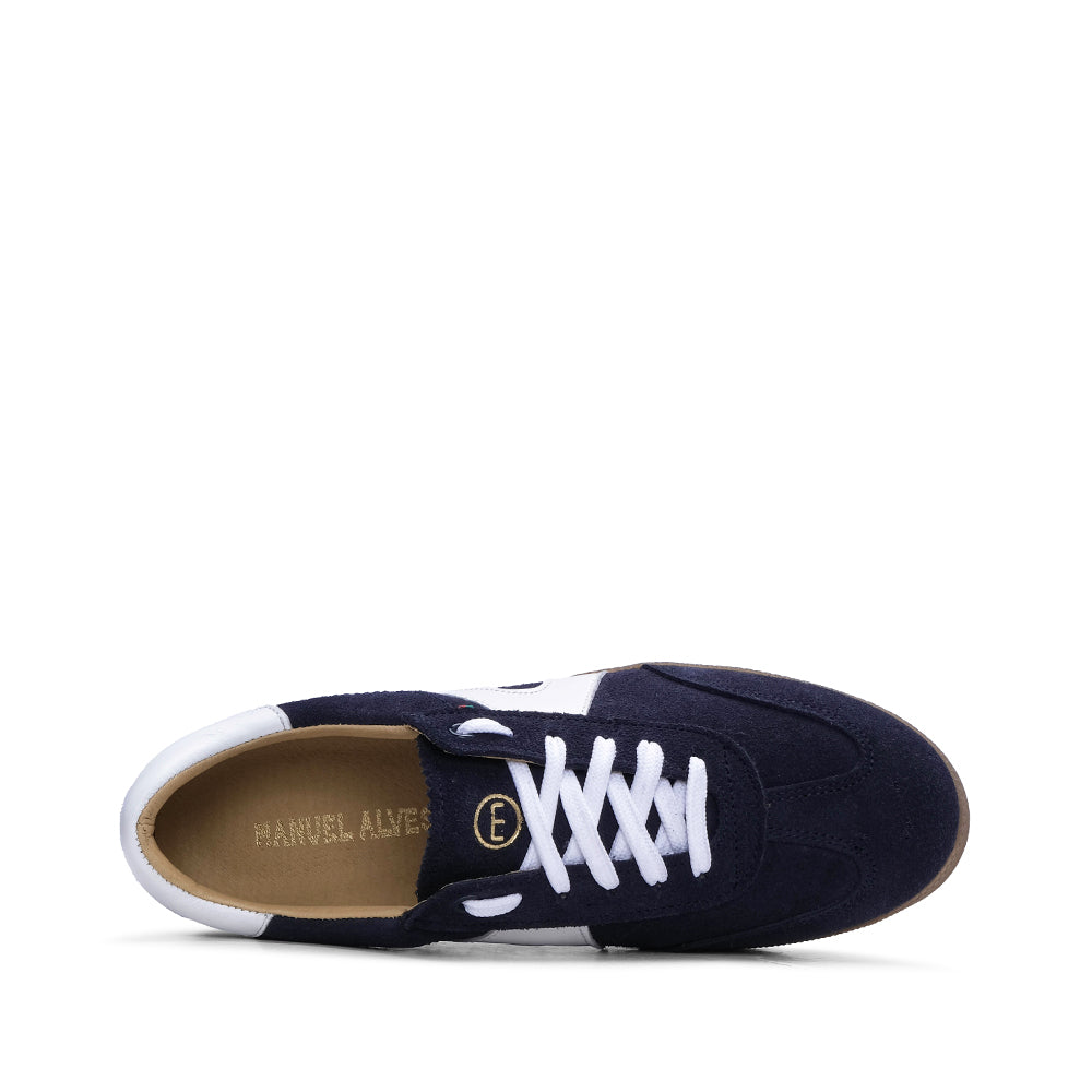 Sapatilha Casual Mulher Camurça Azul