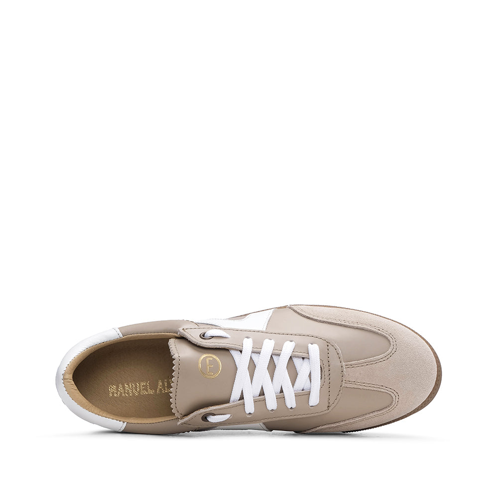 Sapatilha Casual Mulher Camurça Taupe