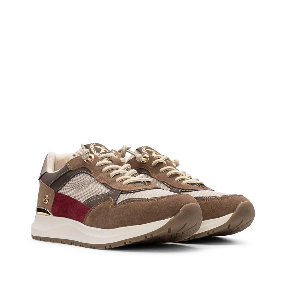 Sapatilha Casual Mulher Taupe