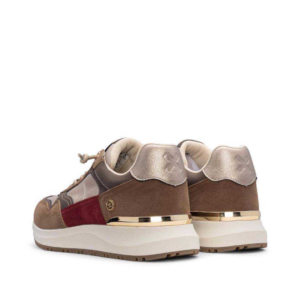 Sapatilha Casual Mulher Taupe