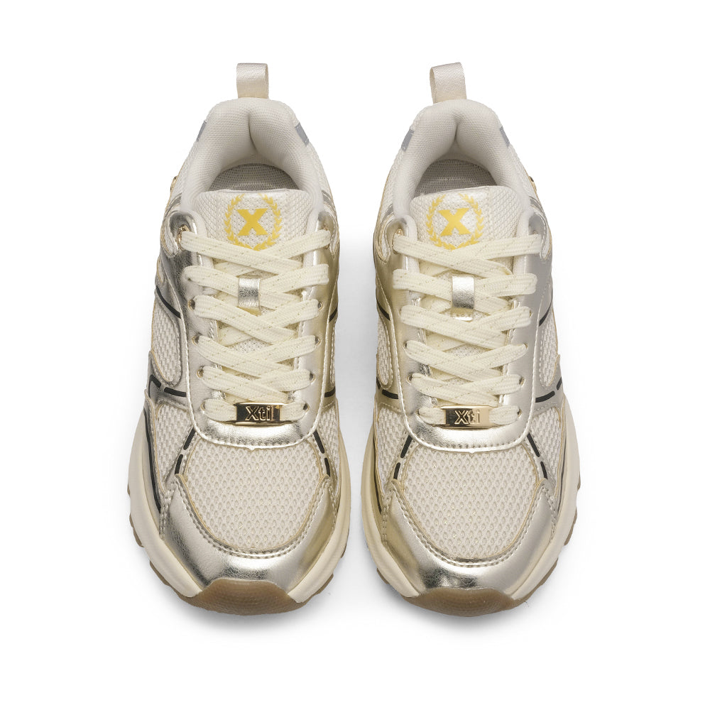Sapatilha Casual Mulher Dourado