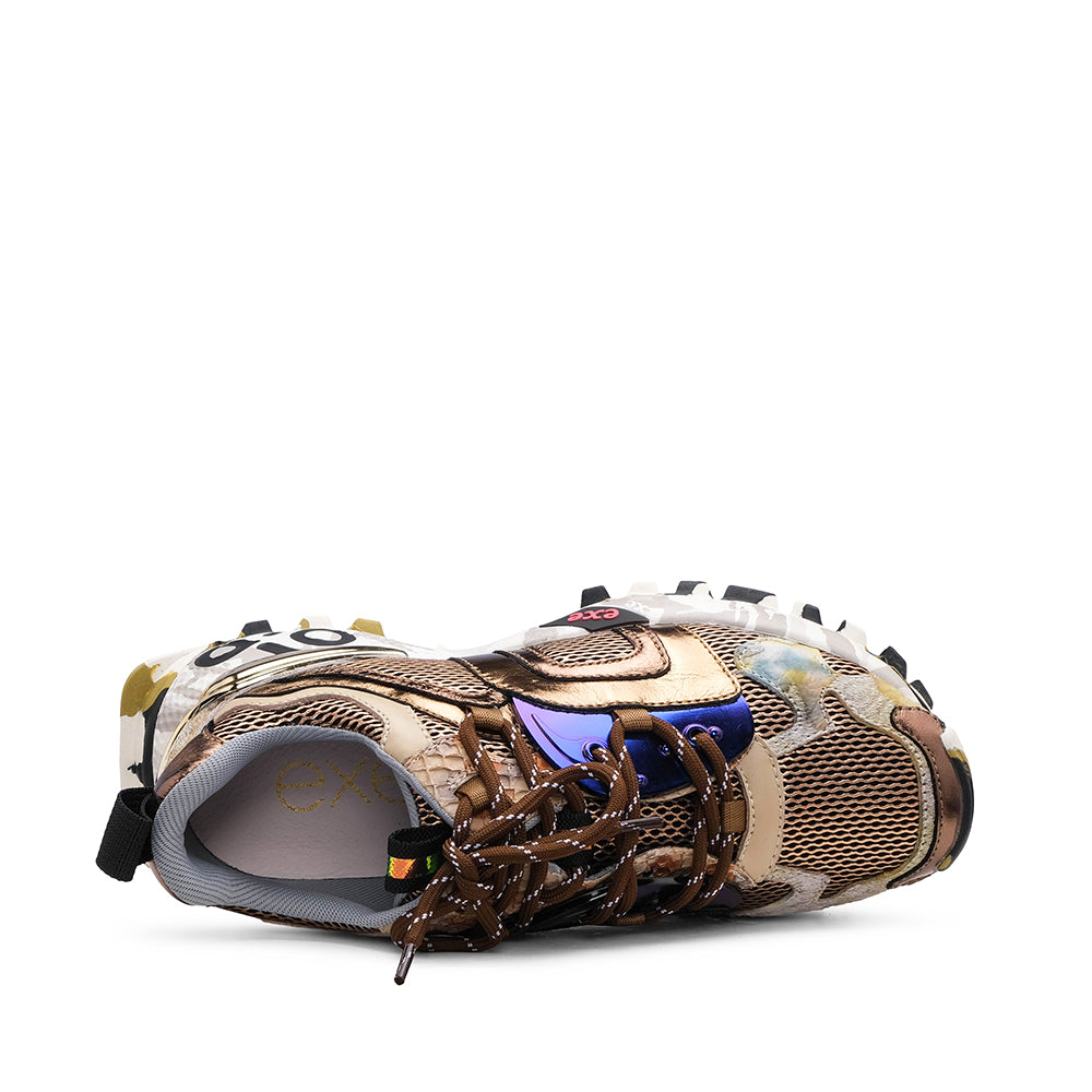 Sapatilha Casual Mulher Pele Bronze