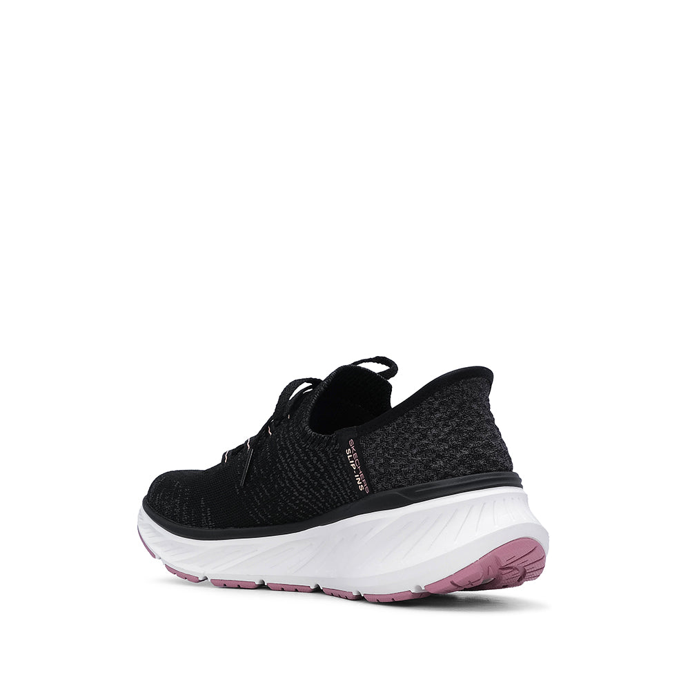 Sapatilha Desportivo Mulher Preto E Rosa