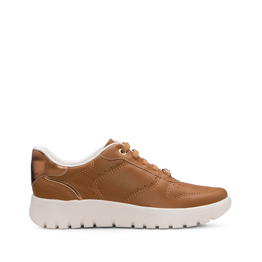 Sapatilha Conforto Mulher Pele Camel