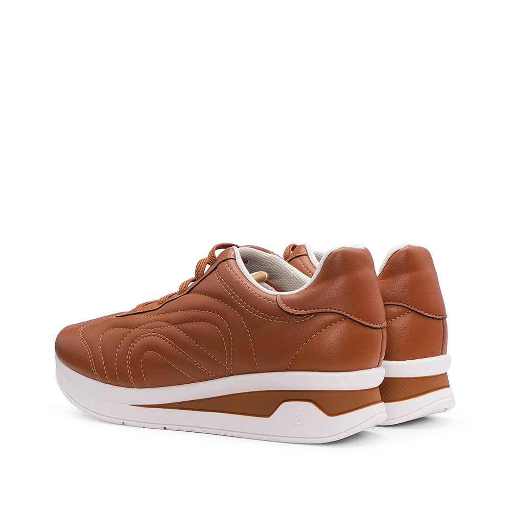Sapatilha Casual Mulher Camel