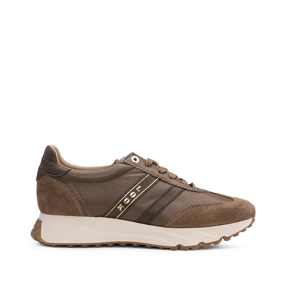 Sapatilha Casual Mulher Pele Taupe