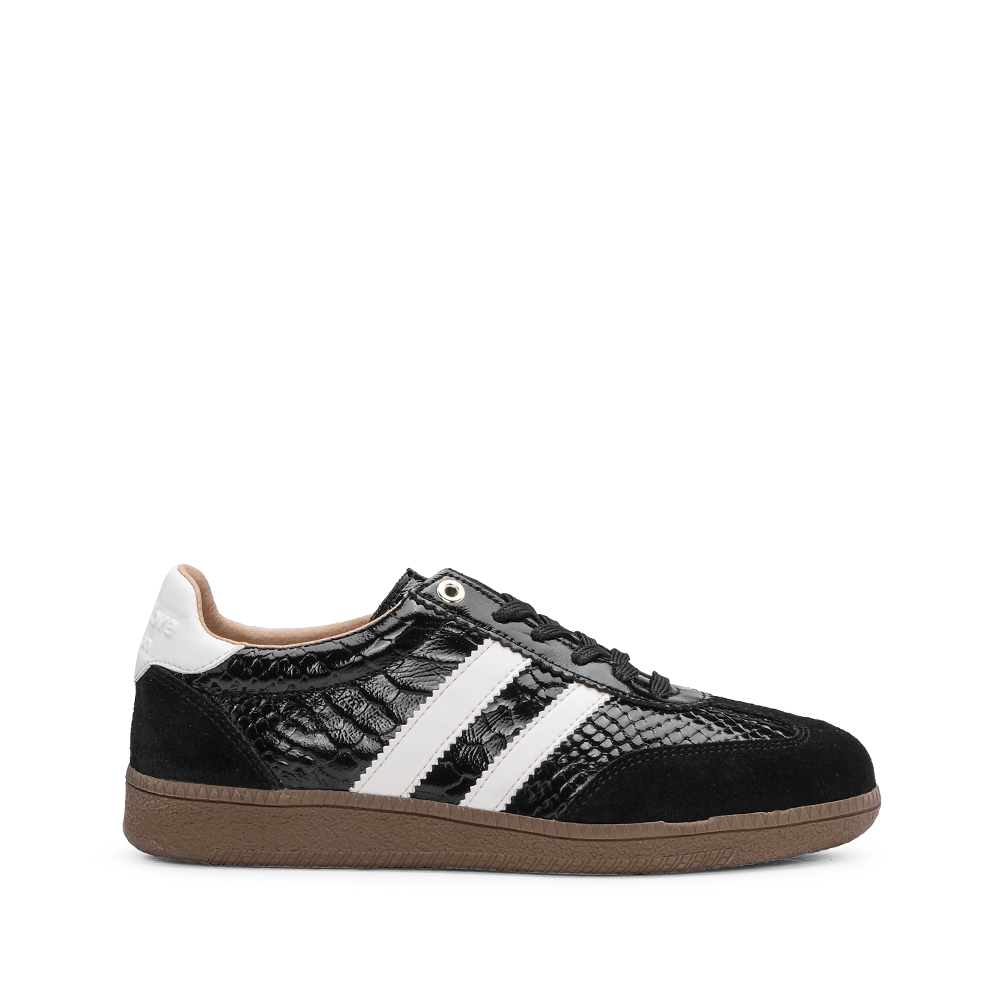 Sapatilha Casual Mulher Verniz Preto