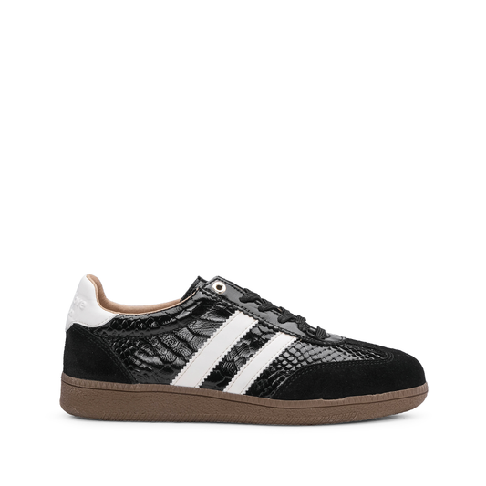 Sapatilha Casual Mulher Verniz Preto