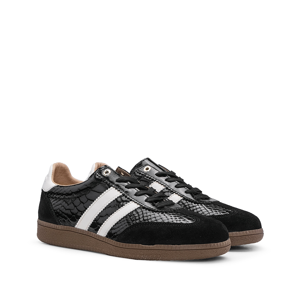 Sapatilha Casual Mulher Verniz Preto