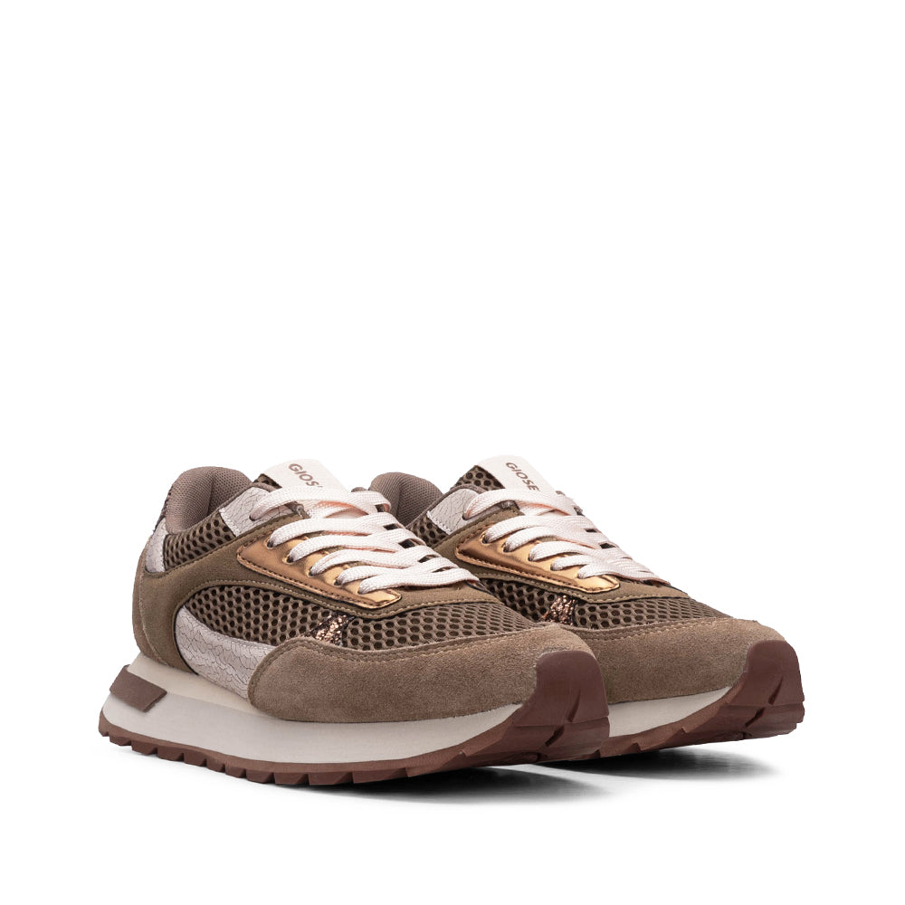 Sapatilha Casual Mulher Taupe