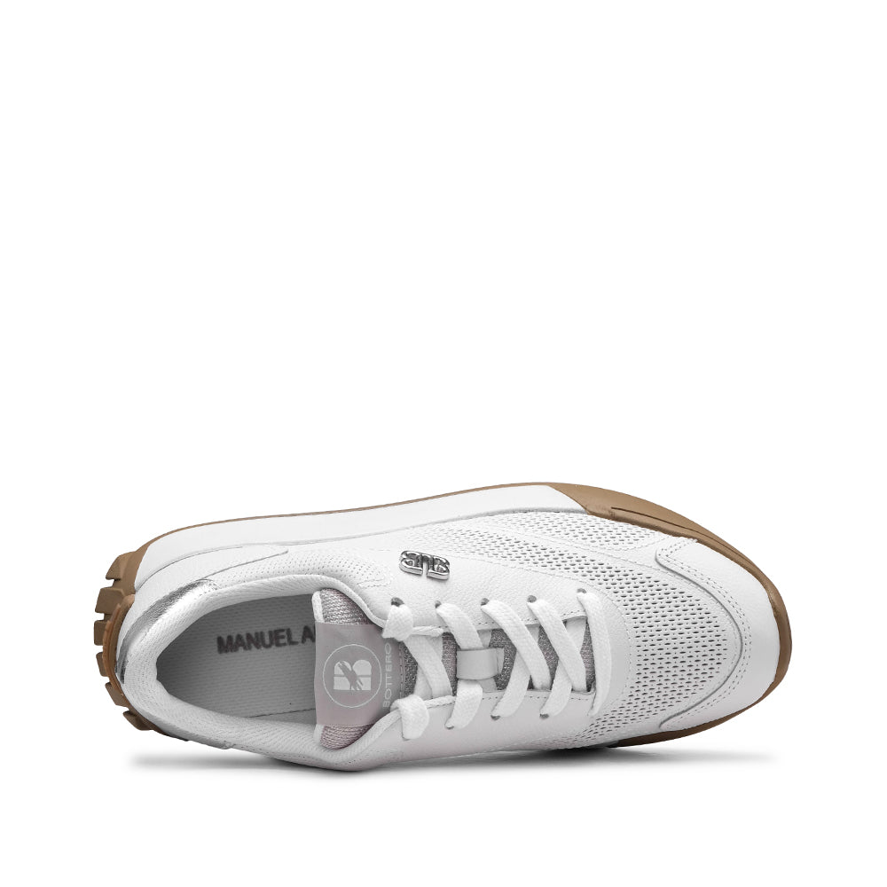 Sapatilha Casual Mulher Pele Branco