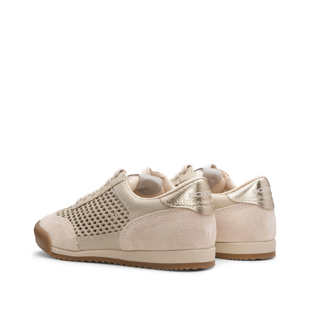 Sapatilha Casual Mulher Camurça Bege