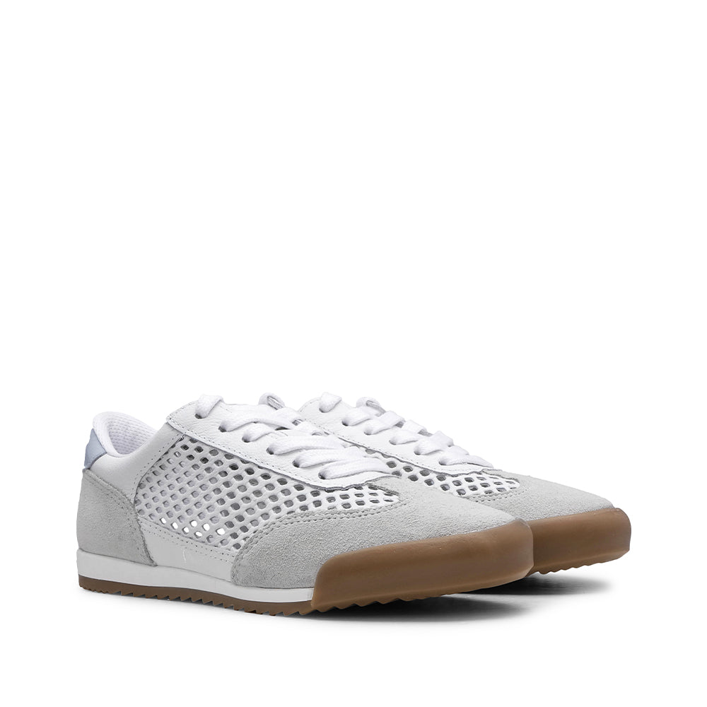 Sapatilha Casual Mulher Camurça Branco