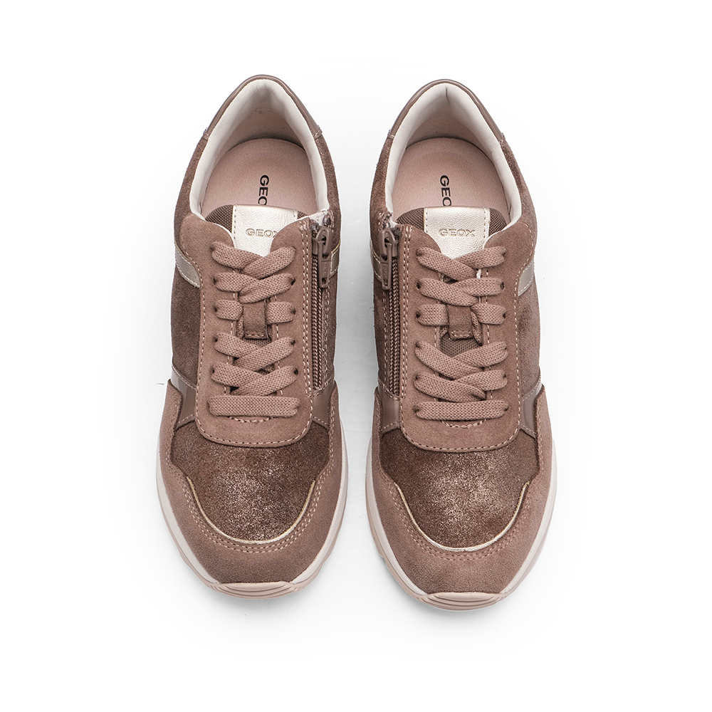 Sapatilha Casual Mulher Camurça Taupe