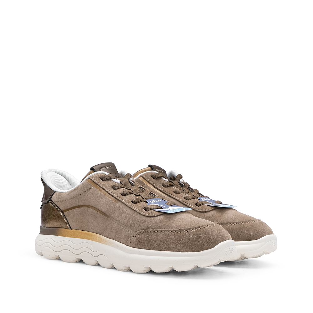 Sapatilha Casual Mulher Camurça Taupe