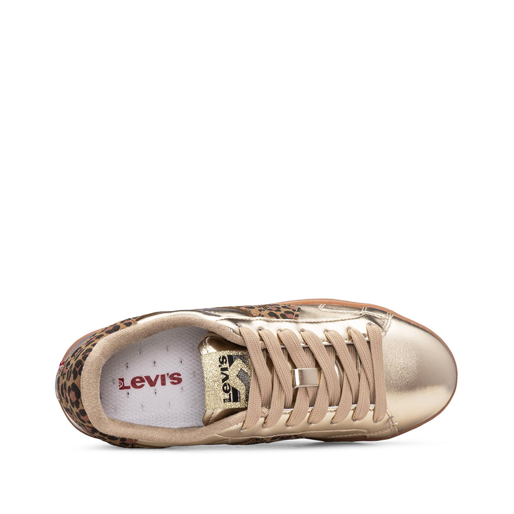 Sapatilha Casual Mulher Dourado