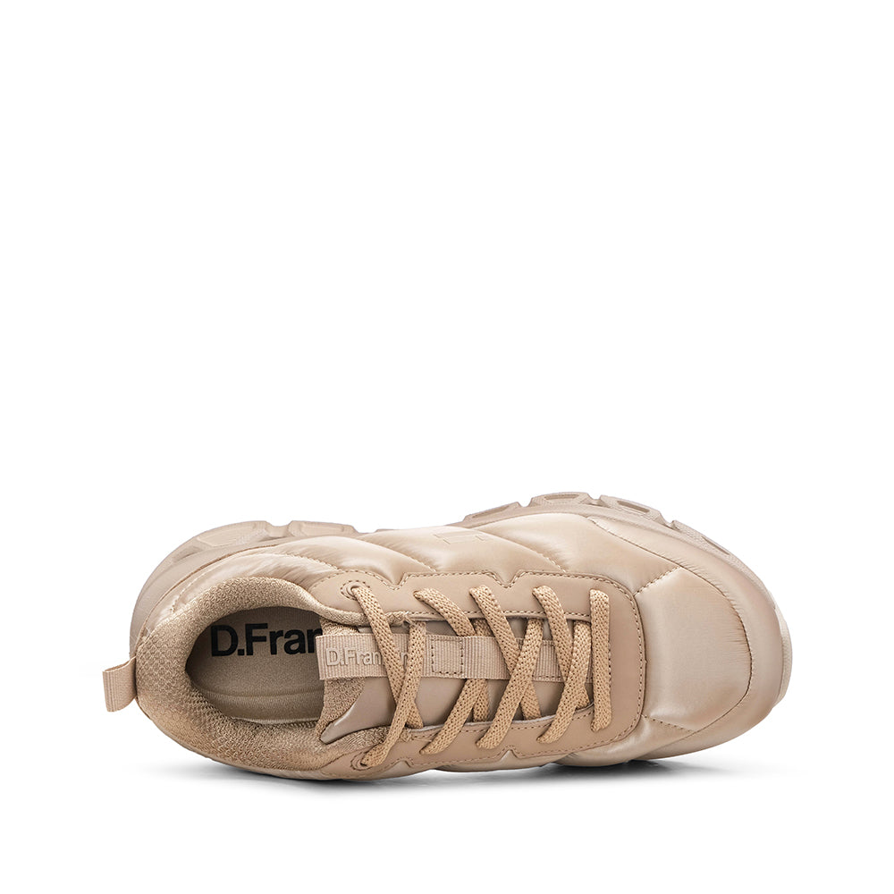 Sapatilha Casual Mulher Dourado