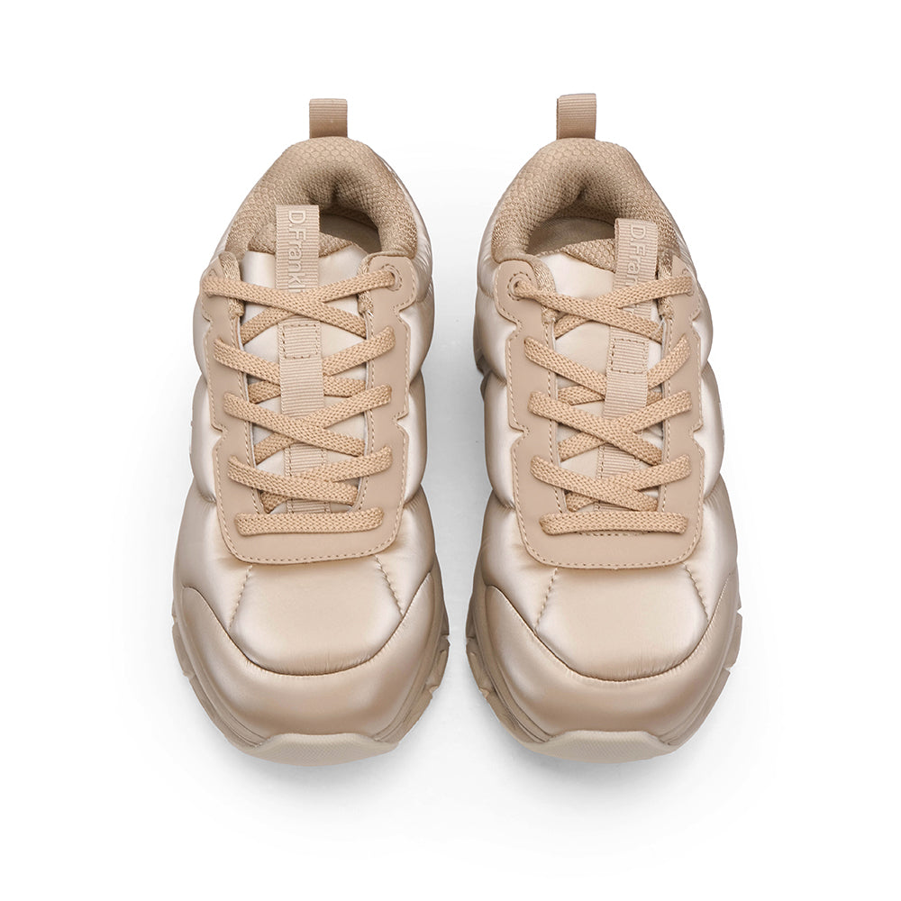 Sapatilha Casual Mulher Dourado