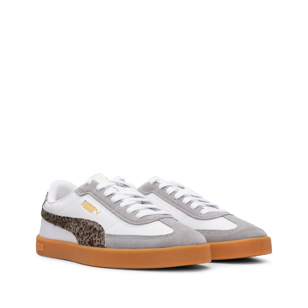 Sapatilha Casual Mulher Branco E Cinza