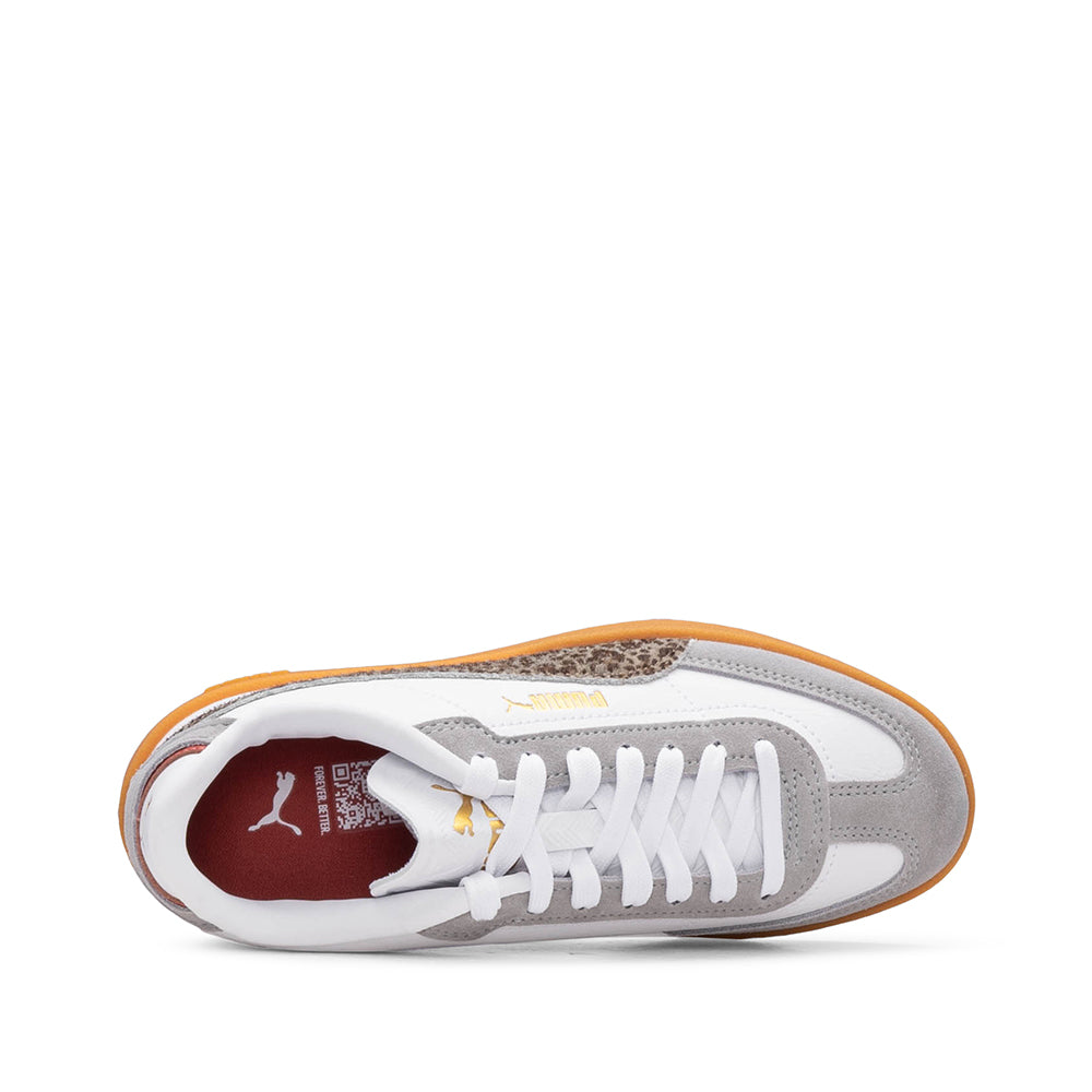 Sapatilha Casual Mulher Branco E Cinza