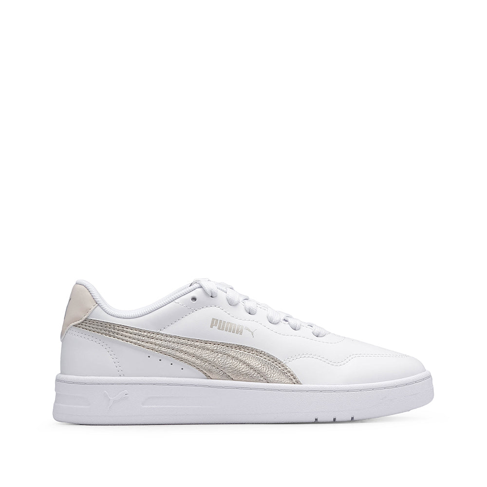 Sapatilha Desportivo Mulher Branco E Ouro