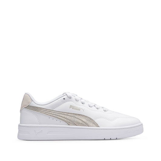 Sapatilha Desportivo Mulher Branco E Ouro