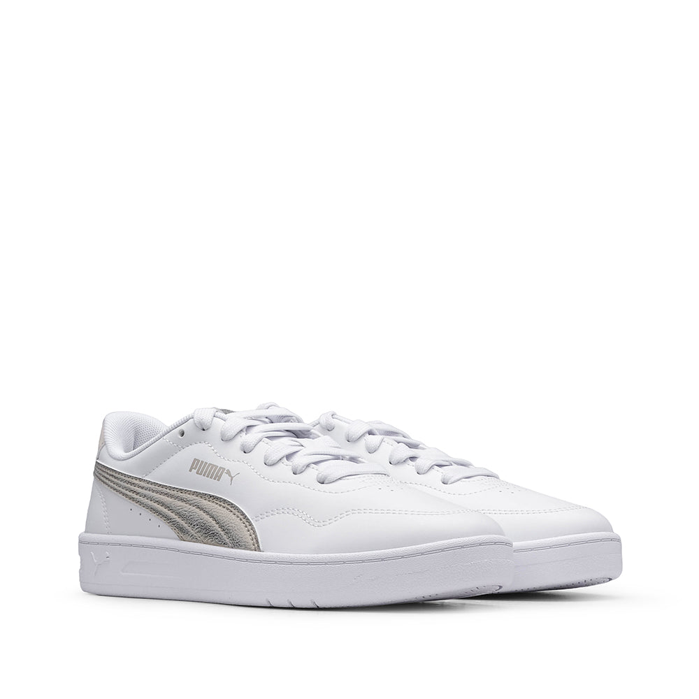 Sapatilha Desportivo Mulher Branco E Ouro