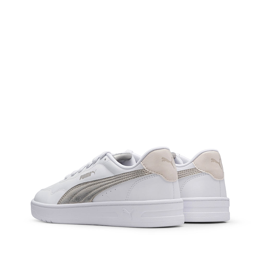Sapatilha Desportivo Mulher Branco E Ouro