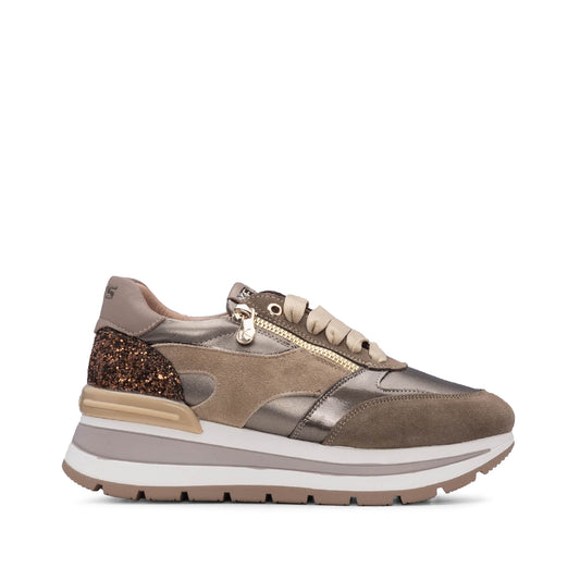 Sapatilha Casual Mulher Taupe