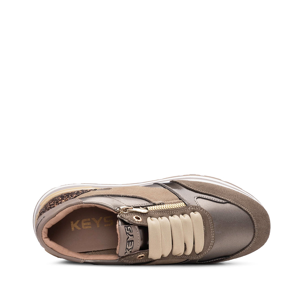 Sapatilha Casual Mulher Taupe