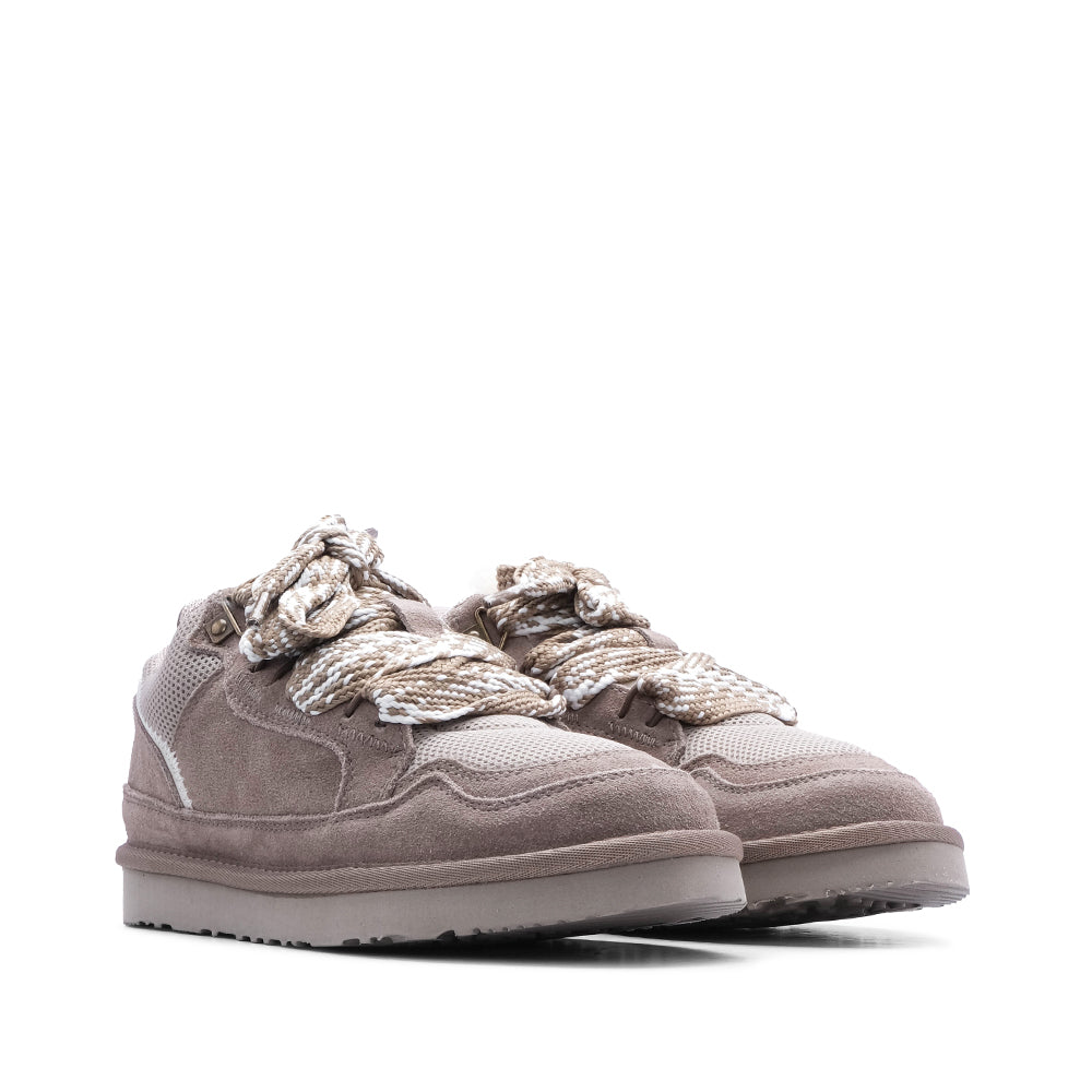 Sapatilha Casual Mulher Camurça Taupe