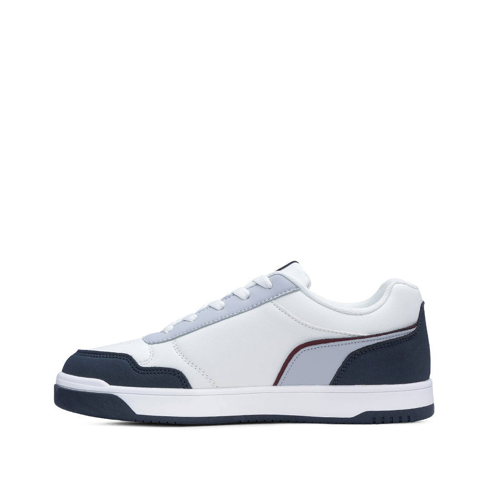 Sapatilha Casual Mulher Branco E Azul