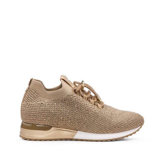 Sapatilha Casual Mulher Dourado