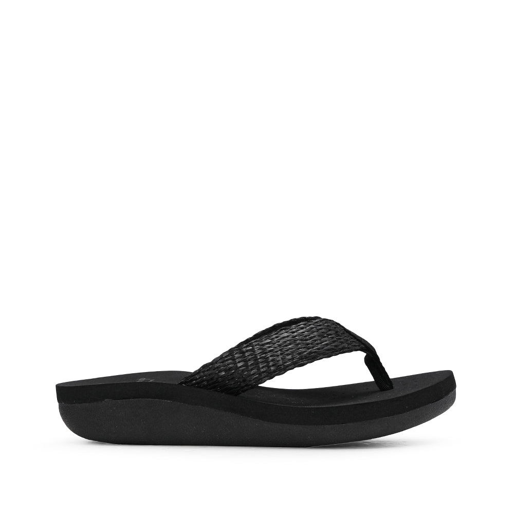 Chinelo Conforto Mulher Preto