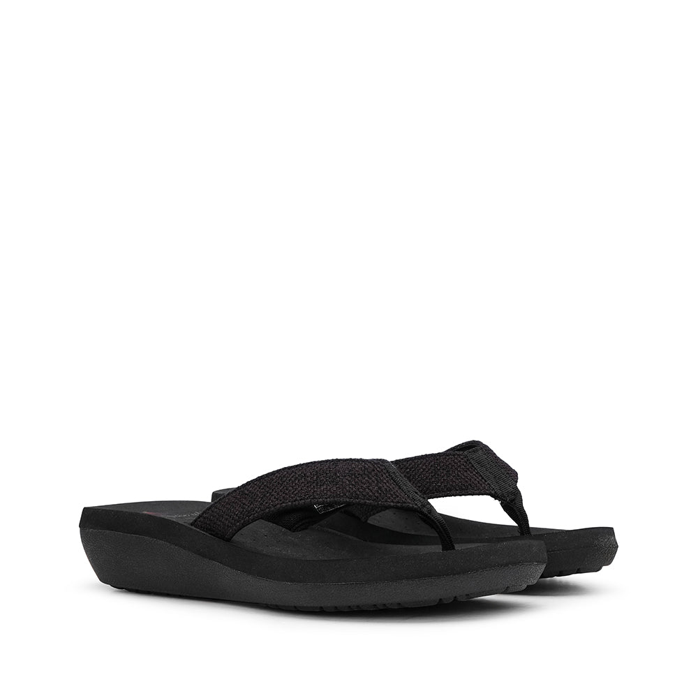 Chinelo Casual Mulher Preto