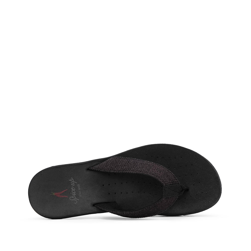 Chinelo Casual Mulher Preto
