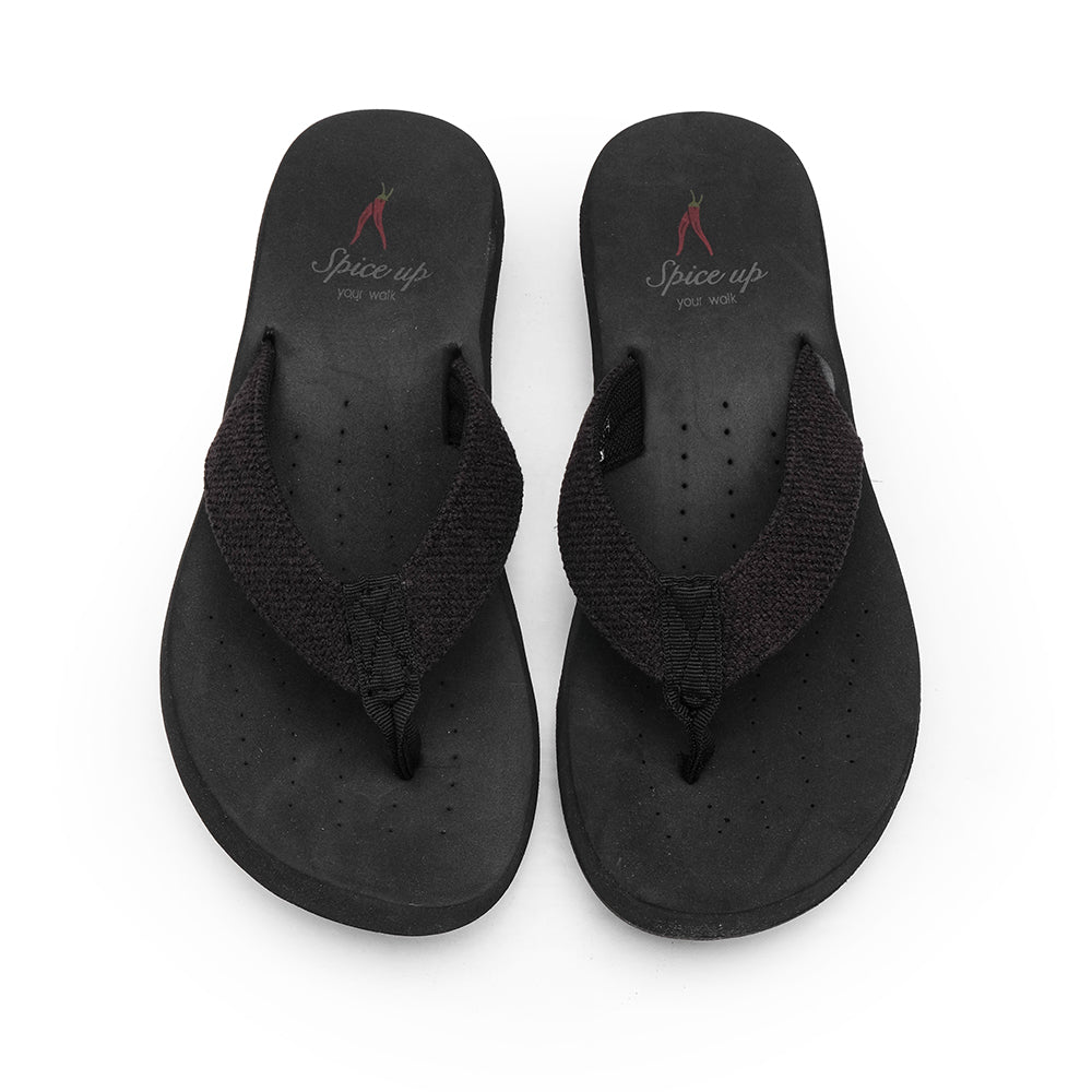 Chinelo Casual Mulher Preto