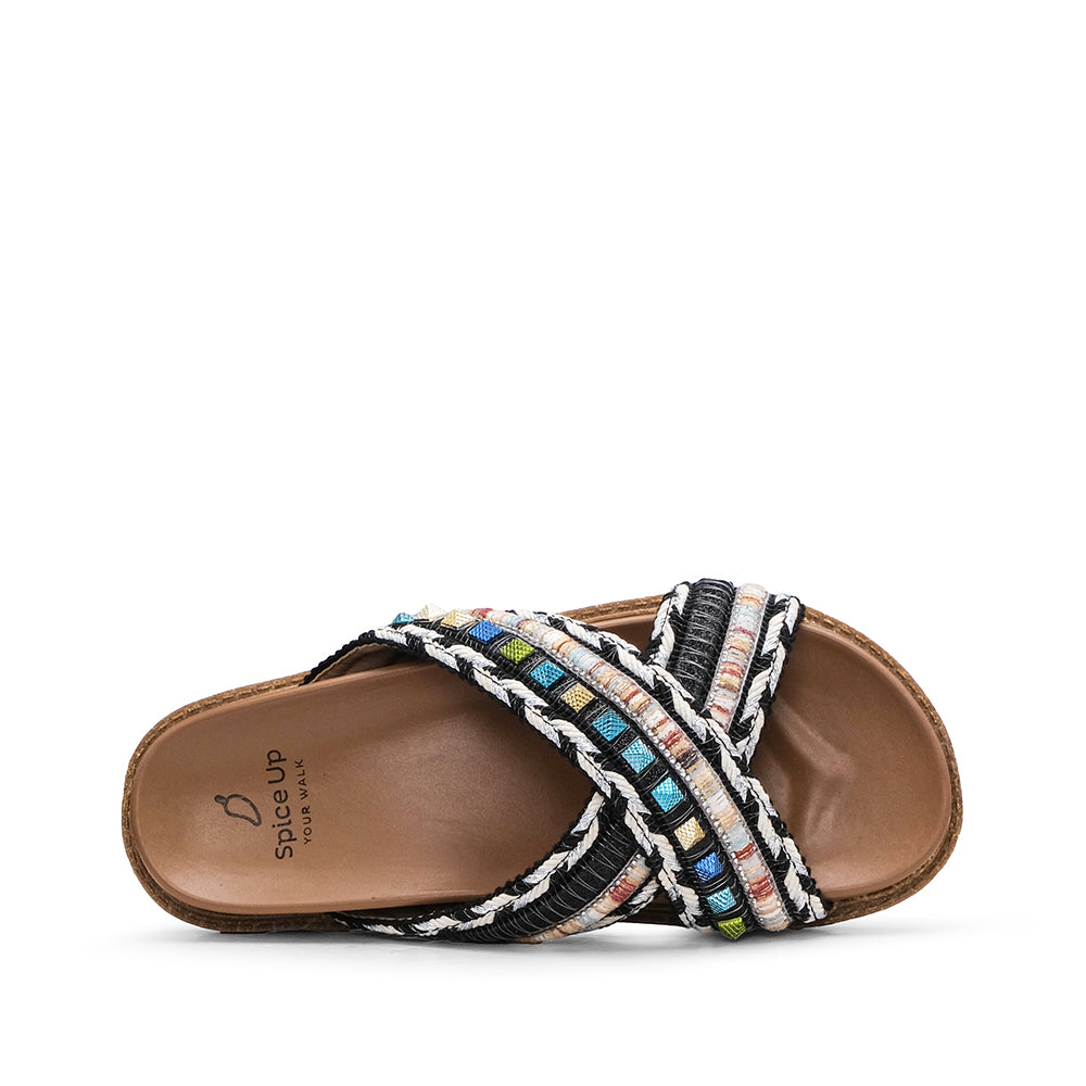 Chinelo Casual Mulher Preto