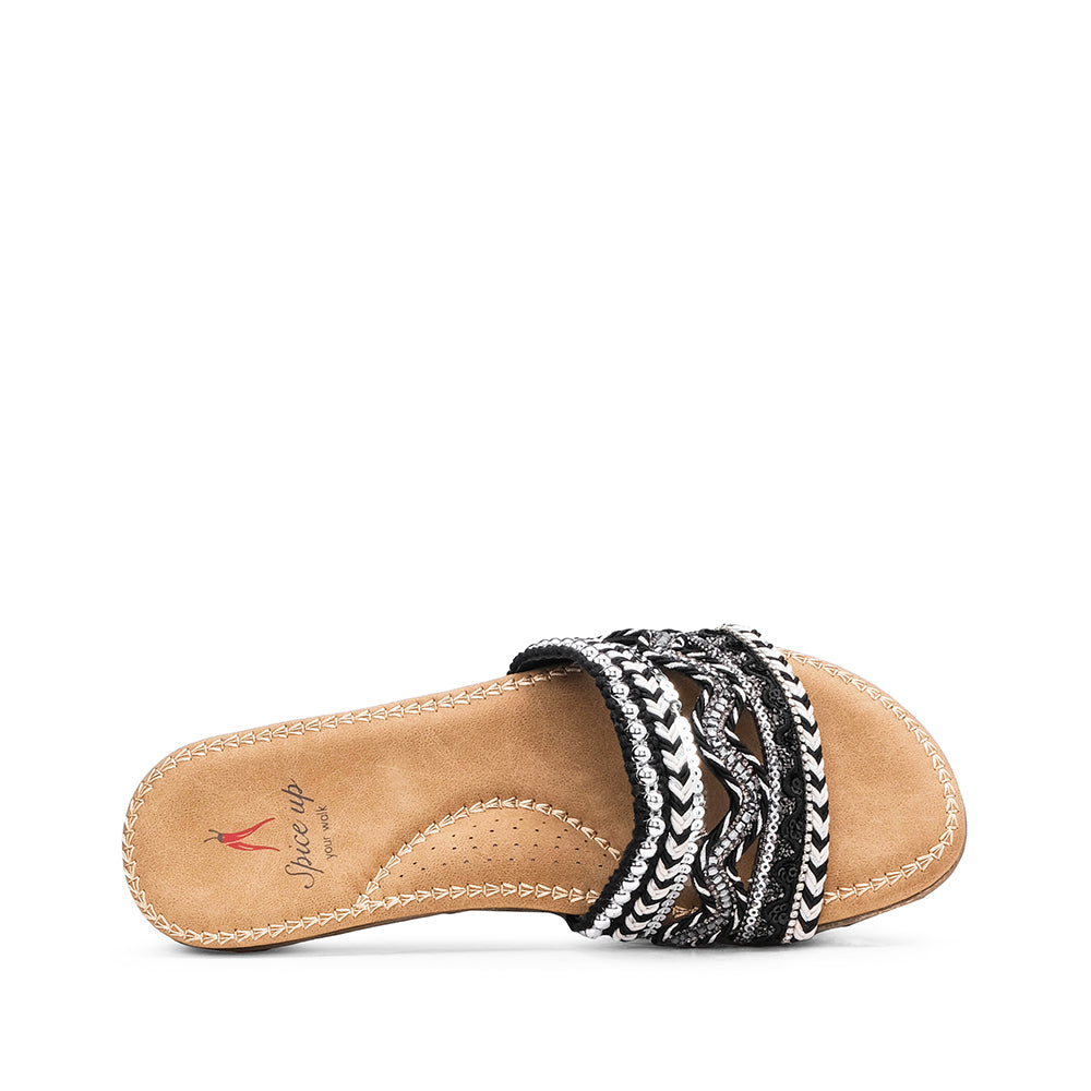 Chinelo Casual Mulher Preto