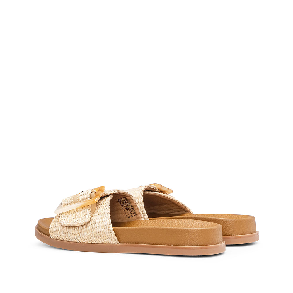 Chinelo Casual Mulher Bege