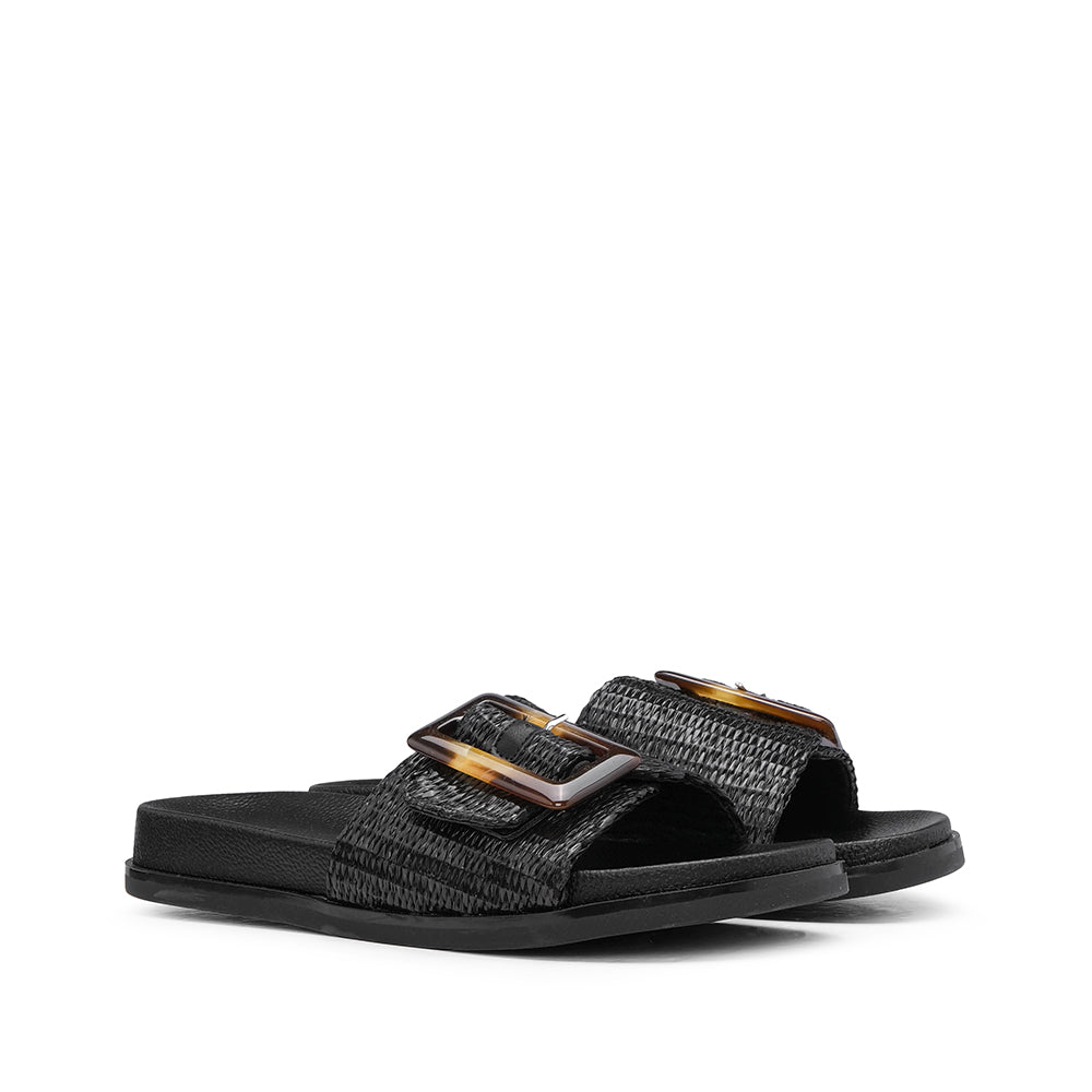 Chinelo Casual Mulher Preto