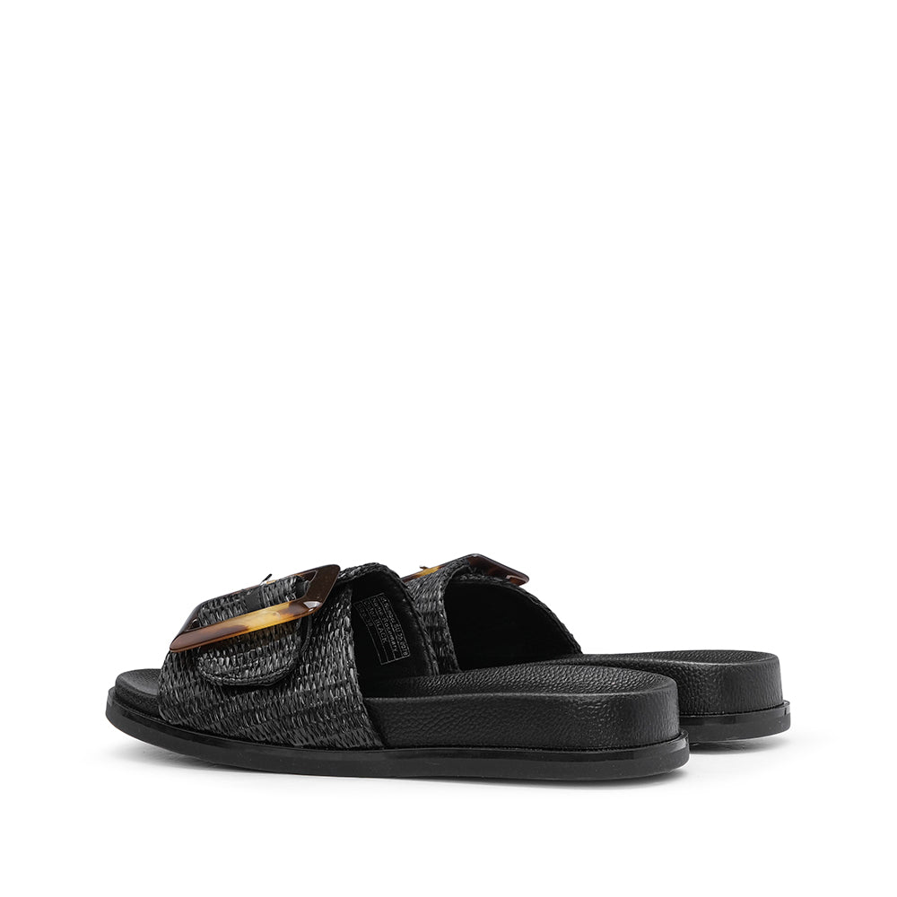 Chinelo Casual Mulher Preto