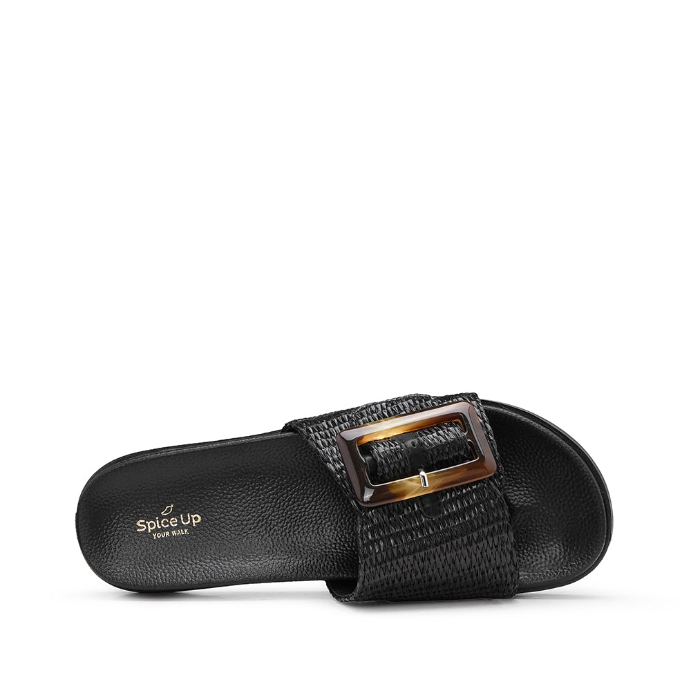 Chinelo Casual Mulher Preto