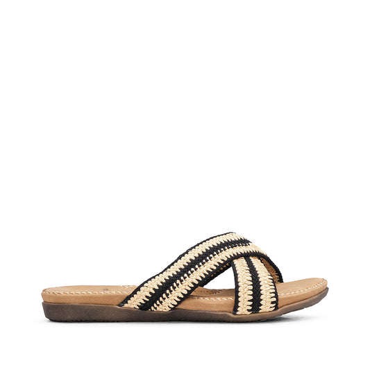 Chinelo Casual Mulher Preto