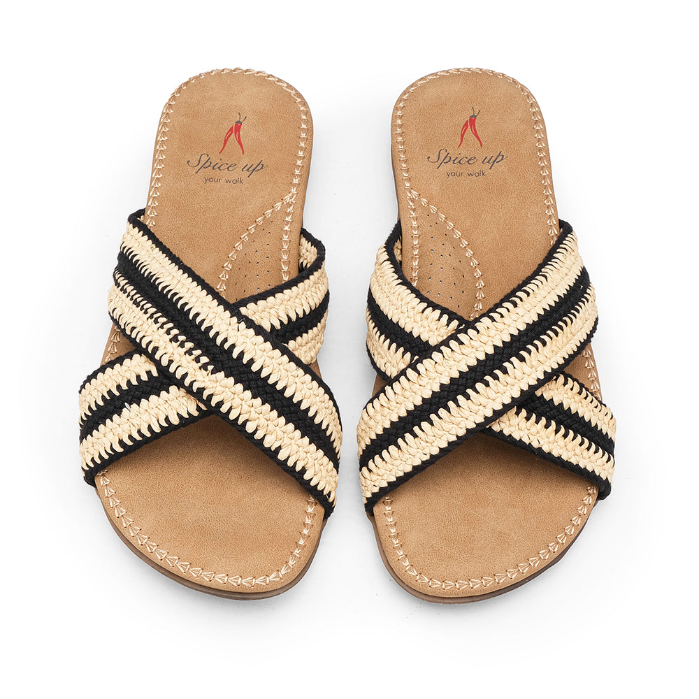 Chinelo Casual Mulher Preto