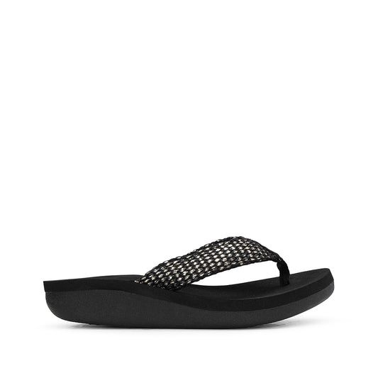 Chinelo Casual Mulher Preto