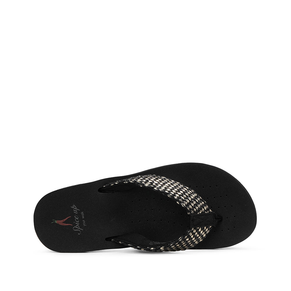 Chinelo Casual Mulher Preto