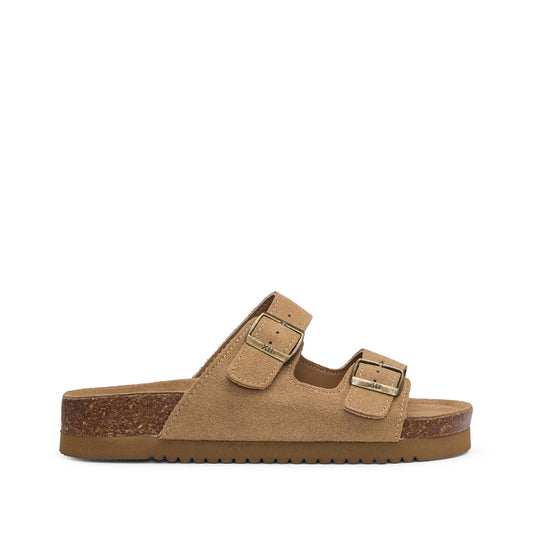 Chinelo Casual Mulher Camel