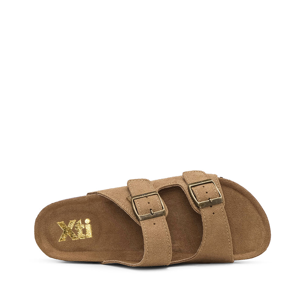 Chinelo Casual Mulher Camel